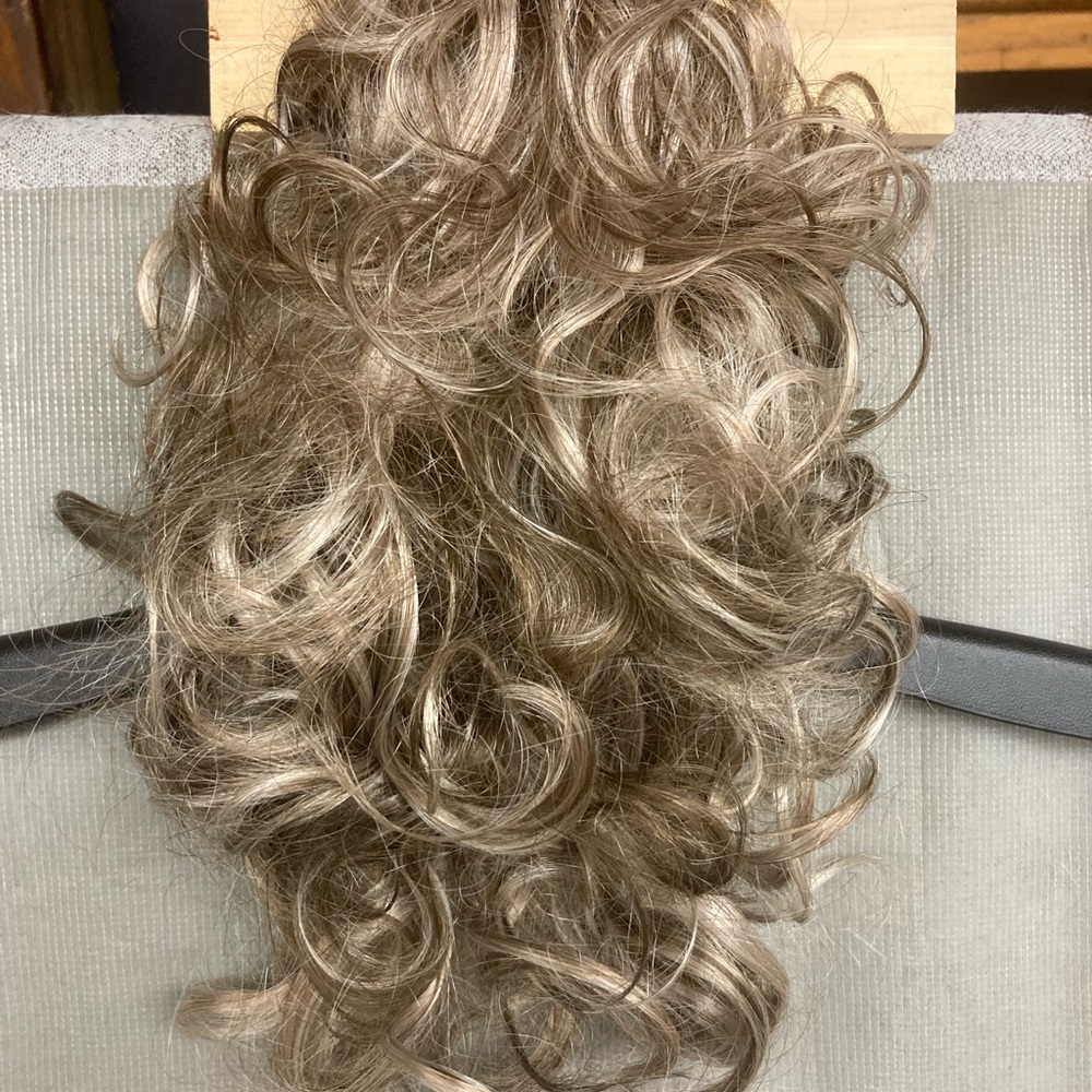 Brown Voluminous Curly Hair Wig
